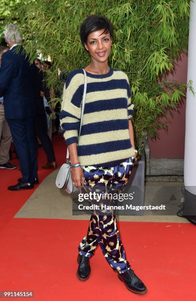 Dennenesch Zoude during the Bavaria Film reception during the Munich Film Festival 2018 at Kuenstlerhaus am Lenbachplatz on July 3, 2017 in Munich,...