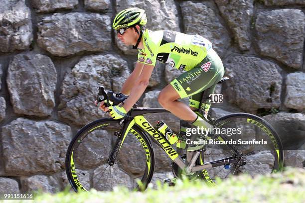 37Th Giro Del Trentino/ Stage 3Mauro Santambrogio /Pergine Valsugana - Condino Tour Trentino/ Etape Rit/ Tim De Waele