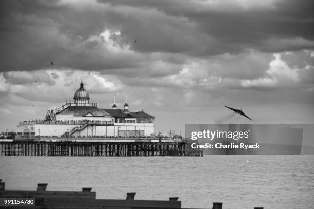 eastbourne vulcan - vulcan stock pictures, royalty-free photos & images
