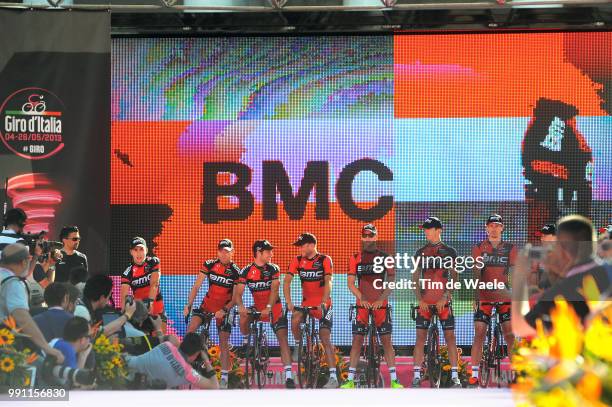 96Th Tour Of Italy 2013, Team Presentationbmc Racing Team / Evans Cadel / Oss Daniel / Phinney Taylor / Wyss Danilo / Blythe Adam / Piazza Del...