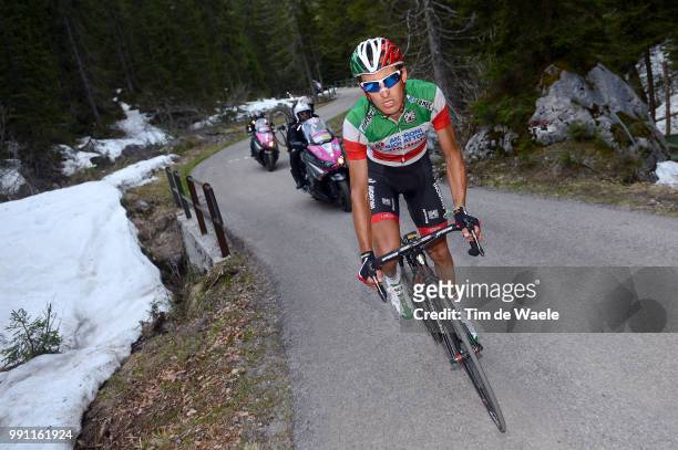 96Th Tour Of Italy 2013, Stage 10 Pellizotti Franco / Cordenons - Altopiano Del Montasio / Giro Tour Italie Ronde Van Italie, Rit Etape, Tim De Waele