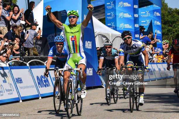 Tour Of California 2013, Stage 3Arrival/ Peter Sagan Celebration Joie Vreugde, Palmdale - Santa Clarita Toc, Amgen/ Ronde Rit Etape, Tim De Waele