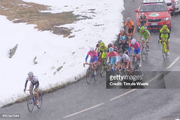 96Th Tour Of Italy 2013, Stage 15 Majka Rafal White Young Jersey, Betancur Gomez Carlos / Nibali Vincenzo Pink Leader Jersey, Scarponi Michele /...