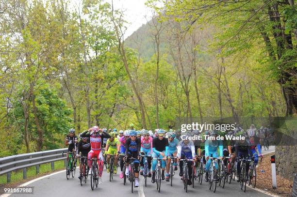 96Th Tour Of Italy 2013, Stage 15 Paolini Luca / Nibali Vincenzo Pink Leader Jersey, Fischer Murilo Antonio / Visconti Giovanni / Cesana Torinese -...