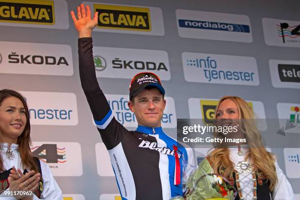 Tour Of Norway 2013/ Stage 3Podium, Theo Bos Celebration Joie Vreugde/Thonsberg-Drammen /Tour Norway Tim De Waele