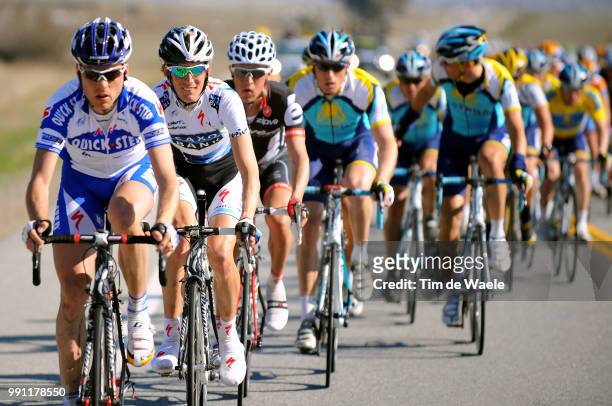 Tour Of California, Stage 5Kevin De Weert , Andy Schleck , Visalia - Paso Robles /Ronde, Rit Etape, Tim De Waele
