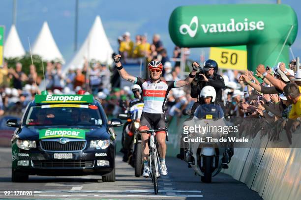 77Th Tour Of Swiss 2013, Stage 6 Arrival, Rast Gregory Celebration Joie Vreugde, Leuggern - Meilen / Tour De Suisse Ronde Zwitserland, Rit Etape /Tim...