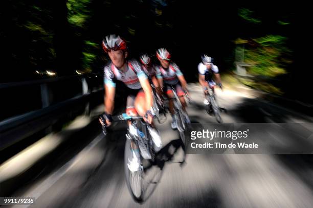 77Th Tour Of Swiss 2013, Stage 6 Illustration Illustratie, Peleton Peloton, Schleck Andy / Leuggern - Meilen / Rit Etappe /Tim De Waele