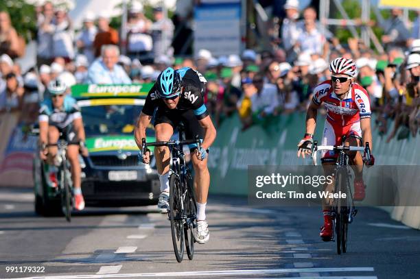 77Th Tour Of Swiss 2013, Stage 6 Arrival, Hayman Mathew / Kolobnev Alexandr / Grabsch Bert / Deception Teleurstelling, Leuggern - Meilen / Rit Etappe...