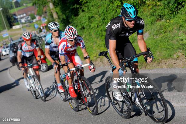 77Th Tour Of Swiss 2013, Stage 6 Hayman Mathew / Kolobnev Alexandr / Grabsch Bert / Rast Gregory / Leuggern - Meilen / Rit Etappe /Tim De Waele