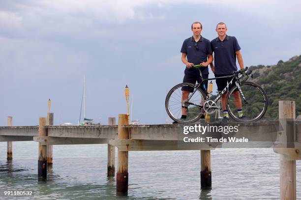 100Th Tour De France 2013, Orica Greenedge Michael Albasini / Simon Gerrans / Scott Bike Velo Fiets, Press Conference Persconferentie Pc, Equipe...