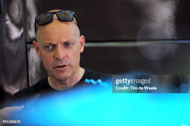 100Th Tour De France 2013, Stage 8 Dave Brailsford Manager Team Sky / Castres - Ax 3 Domaines / Ronde Van Frankrijk Tdf, Rite Etape Tim De Waele