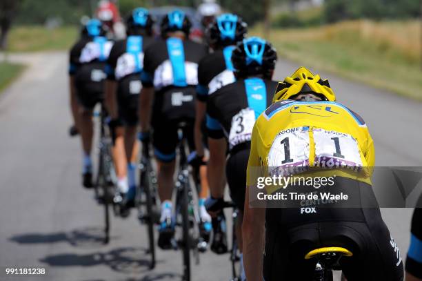 100Th Tour De France 2013, Stage 16 Christopher Froome Yellow Jersey, Team Sky Illustration Illustratie, Vaison-La-Romaine - Gap / Ronde Van...