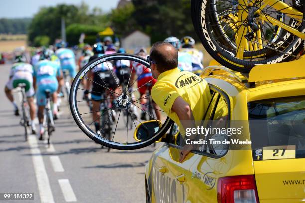 100Th Tour De France 2013, Stage 13 Illustration Illustratie, Mavik Technical Assistans, Wheel Roue Wiel, Tours - Saint-Amand-Montrond / Ronde Van...