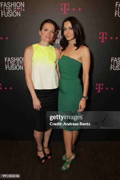 Antje Hundhausen and Anita Tillmann attend the Fashion Fusion award ceremony at me Collectors Room on July 3, 2018 in Berlin, Germany.