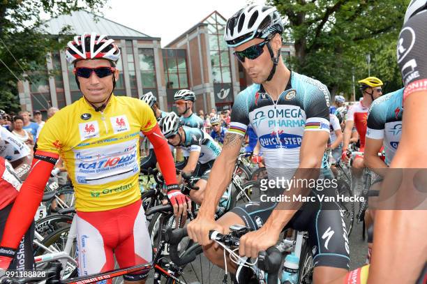 Tour De Wallonie 2013/ Stage 5Tom Boonen / Alexandr Kolobnev Yellow Leader Jersey/Soignies - Thuin Tour De Wallonie Ronde Wallonie/ Rit Stage, Tim De...