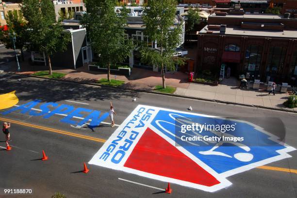 3Th Tour Of Colorado 2013/ Stage 1Ilustration Ilustratie/ Road/Logo/Aspen-Aspen /Usa Pro Cycling Challenge 2013/ Rit Stage Ronde/ Tim De Waele