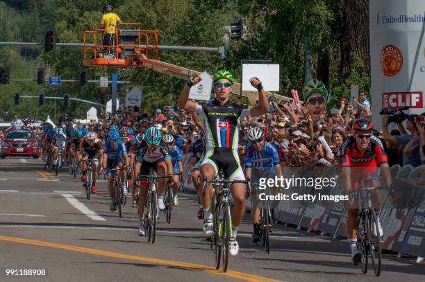 3Th Tour Of Colorado 2013/ Stage 1Arrival/ Peter Sagan Celebration Joie Vreugde, Greg Van Avermaet / Kiel Reijnen /Aspen-Aspen /Usa Pro Cycling...