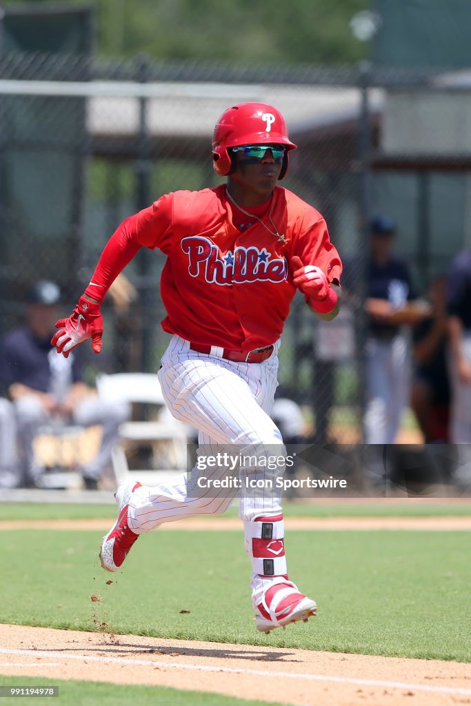 MILB: JUL 03 Gulf Coast League - GCL Yankees West at GCL Phillies West