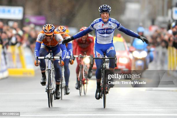 Paris-Nice, Stage 3Arrival, Sylvain Chavanel Celebration Joie Vreugde, Juan Antonio Flecha , Orval - Vichy , Etape Rit, Tim De Waele