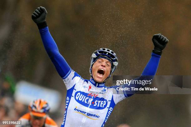 Paris-Nice, Stage 3Arrival, Sylvain Chavanel Celebration Joie Vreugde, Juan Antonio Flecha , Orval - Vichy , Etape Rit, Tim De Waele