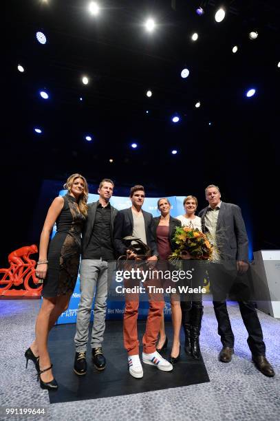 Gala Flandrien 2013Greg Van Avermaet + Family , Celebration Joie Vreugde, Trophee Trofee, Flanshow /Tim De Waele