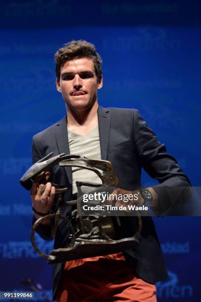 Gala Flandrien 2013Greg Van Avermaet Celebration Joie Vreugde, Trophee Trofee, Flanshow /Tim De Waele