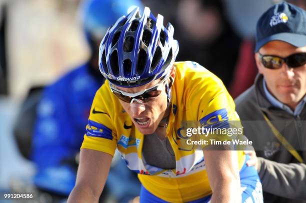 Paris-Nice, Stage 6Arrival, Sylvain Chavanel Yellow Jersey , Deception Teleurstelling /Saint-Paul-Trois-Chateaux - La Montagne De Lure , Etape Rit,...