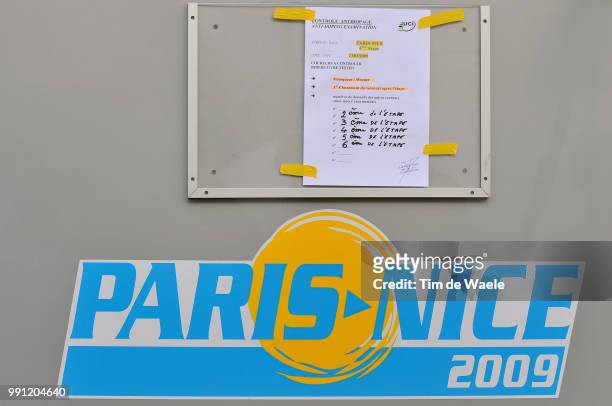 Paris-Nice, Stage 6Illustration Illustratie, Controle Anti Dopage, Arrival, Saint-Paul-Trois-Chateaux - La Montagne De Lure , Etape Rit, Tim De Waele