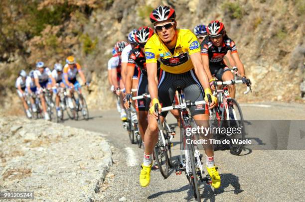 Paris-Nice, Stage 8Luis Leon Sanchez Yellow Jersey, Flat Tire Pneu Band, Andrei Amador /Nice - Nice , Etape Rit, Tim De Waele