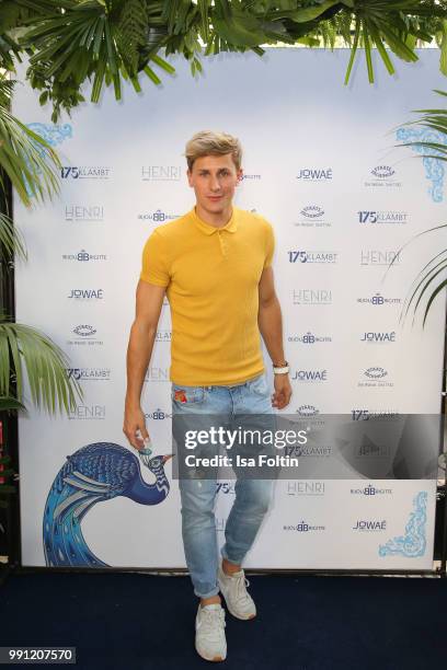 Lukas Sauer during the Klambt Style Cocktail at HENRI Hotel on July 3, 2018 in Berlin, Germany.