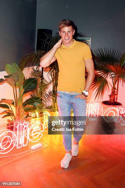 Lukas Sauer during the Klambt Style Cocktail at HENRI Hotel on July 3, 2018 in Berlin, Germany.