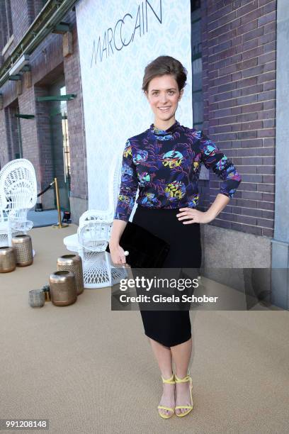 Liv Lisa Fries during the Marc Cain Fashion Show Spring/Summer 2019 at WEEC, Westhafen, on July 3, 2018 in Berlin, Germany.