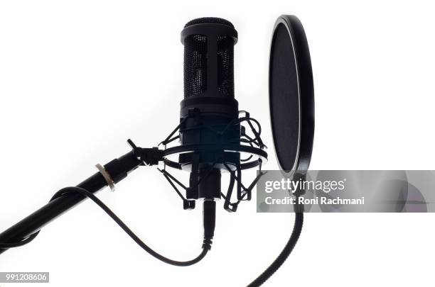 audio-technica at2020 - condenser stock pictures, royalty-free photos & images