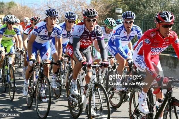 Milan - Sanremo Greg Van Avermaet , Stefano Garzelli , Carlos Barredo , Tom Boonen , Matteo Tosatto , Milaan - San Remo , Tim De Waele