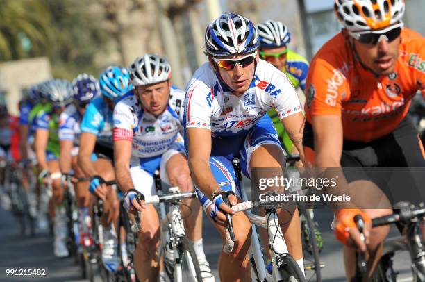 Milan - Sanremo Filippo Pozzato , Cipressa, Milaan - San Remo , Tim De Waele