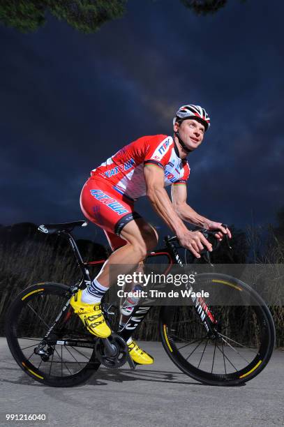 Team Katusha 2014 Aliaksandr Kuchynski / Training Camp, Equipe Ploeg /Tim De Waele