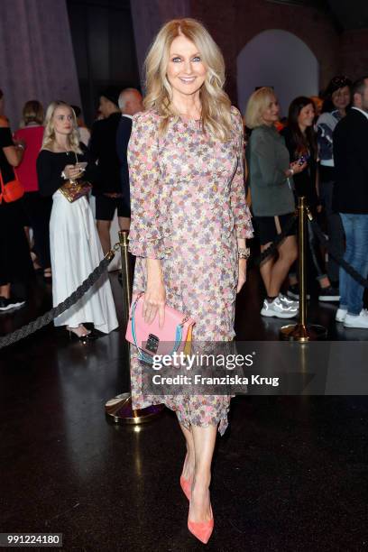 Frauke Ludowig during the Marc Cain Fashion Show Spring/Summer 2019 at WECC on July 3, 2018 in Berlin, Germany.