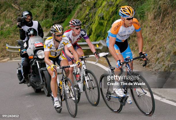 49Th Vuelta Al Pais Vasco, Stage 4Michael Albasini , Jurgen Van Den Broeck , Christian Vande Velde /Eibar - Guenes /Rit Etape, Tim De Waele
