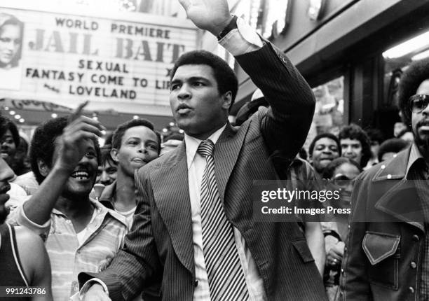 Muhammad Ali circa 1980 in New York City.
