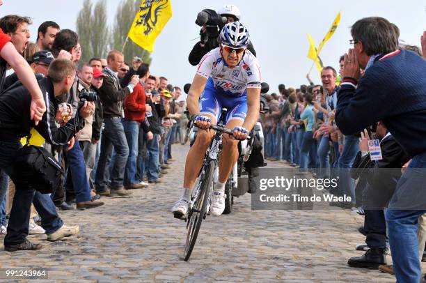 Paris - Roubaix Filippo Pozzato , Carrefour De L'Arbre /Compiegne - Roubaix /Parijs, Tim De Waele