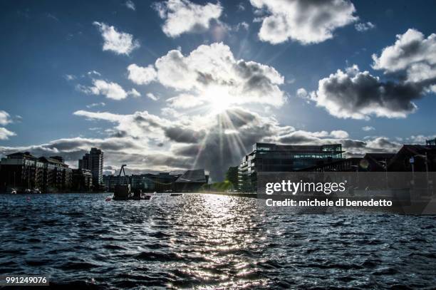 dublin, gran canal - benedetto stock-fotos und bilder