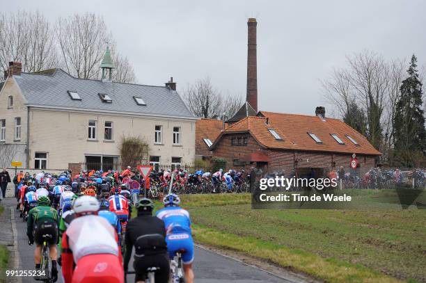 69Th Omloop Het Nieuwsblad 2014 Illustration Illustratie, Peleton Peloton, Landscape Paysage Landschap, Gent - Gent / Flanders Classics / Tim De Waele