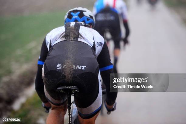 69Th Omloop Het Nieuwsblad 2014 Illustration Illustratie, Mud Modder, Team Giant Shimano / Gent - Gent / Flanders Classics / Tim De Waele
