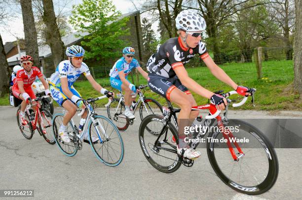 Liege -Bastogne -Liege 2009 Nico Sijmens , Marcel Wyss , Cyril Gautier , Hubert Dupont /Luik - Ans /Luik -Bastenaken, Tim De Waele