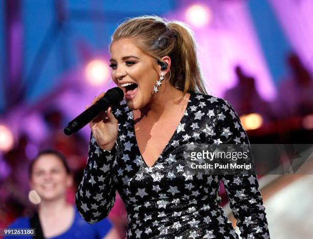 Country music star and AMERICAN IDOL alum Lauren Alaina performs at the 2018 A Capitol Fourth rehearsals at U.S. Capitol, West Lawn on July 3, 2018...
