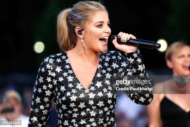 Country music star and AMERICAN IDOL alum Lauren Alaina performs at the 2018 A Capitol Fourth rehearsals at U.S. Capitol, West Lawn on July 3, 2018...