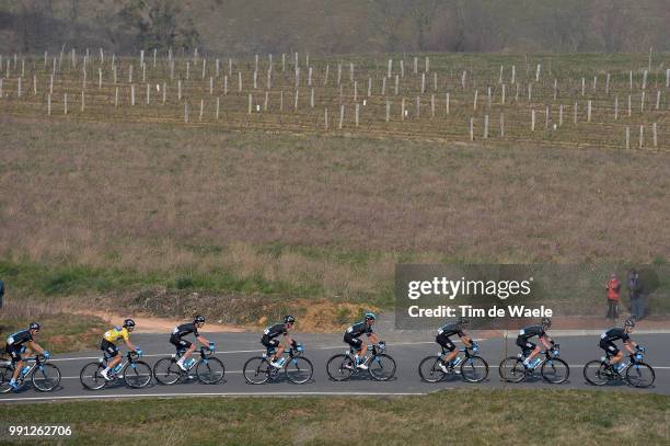 72Th Paris - Nice 2014, Stage 5 Team Sky / Thomas Geraint Yellow Jersey, Boasson Hagen Edvald / Kiryienka Vasil / Knees Christian / Lopez Garcia...