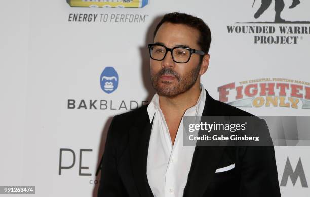 Actor and producer Jeremy Piven attends the 10th annual Fighters Only World Mixed Martial Arts Awards at Palms Casino Resort on July 3, 2018 in Las...