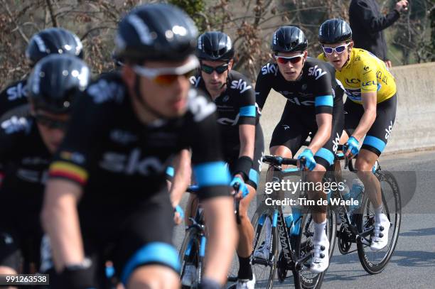 72Th Paris - Nice 2014, Stage 5 Thomas Geraint Yellow Jersey, Team Sky / Creches-Sur-Saone - Rive-De-Gier / Pn Etape Rit Parijs / Tim De Waele